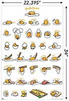 Gudetama - Grid Wall Poster, 14.725" x 22.375"