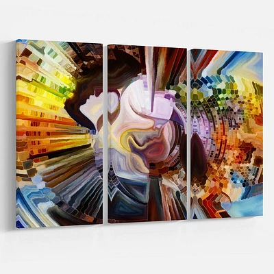Impression sur toile « Layers Of Inner Paint » Design Art