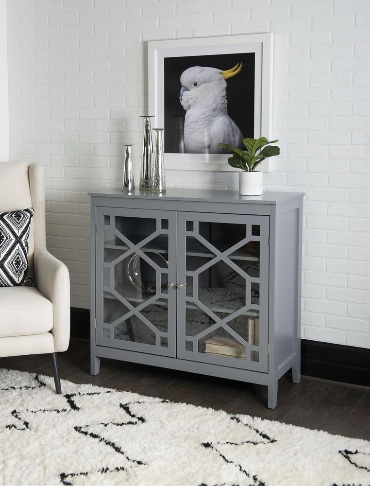 Grande armoire Ronan, gris