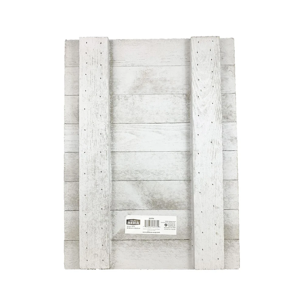 Jillibean Soup Mix the Media 12x16 Panneau en blanc
