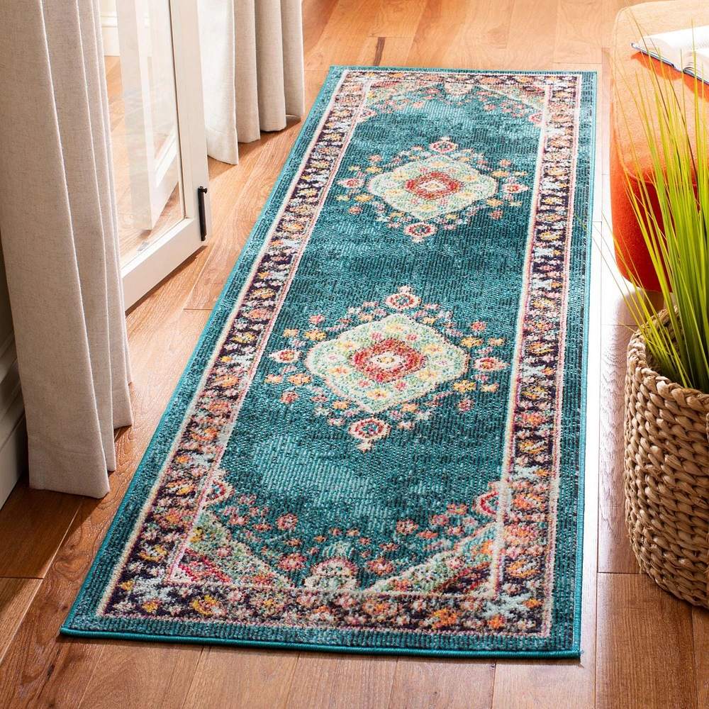 SAFAVIEH Madison Sonam Floral Bordered Area Rug