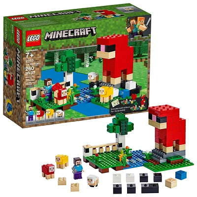 LEGO Minecraft The Wool Farm 21153 Toy Building Kit (260 Piece)