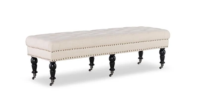 Banc Aubrey Naturel de 62 pouces