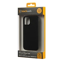 blackweb iPhone 12 mini & iPhone 13 mini, MagSafe Compatible Lightweight Silicone Phone Case (BWA22WI635C-Black)