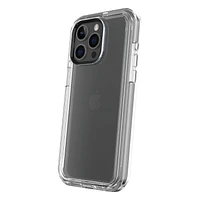 onn. iPhone 15 Pro Rugged Phone Case with Holster and 360˚ Rotating Clip, Antimicrobial, 21 ft. Drop Protection