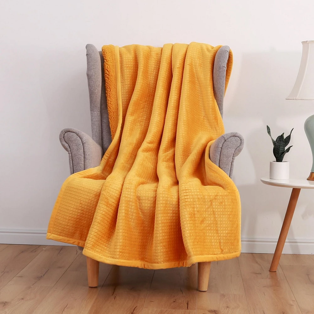 Oversized Plush Throw, Size 50 in. x 70 in.