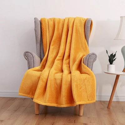 Oversized Plush Throw, Size 50 in. x 70 in.
