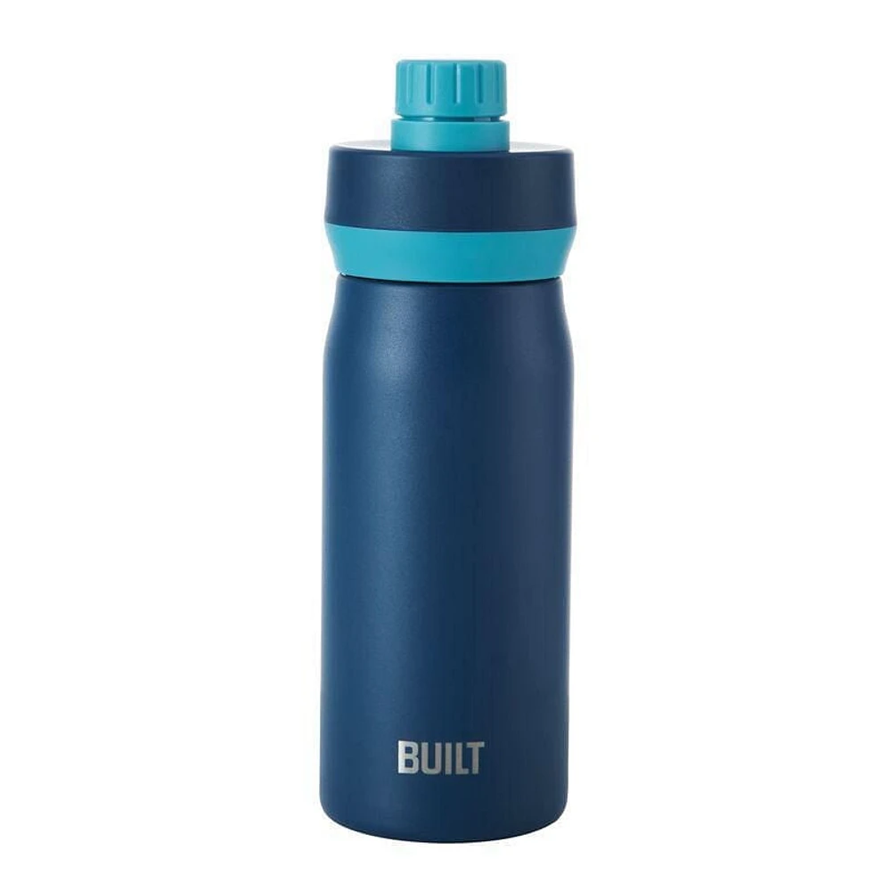 Built NY Cascade 16oz Chug Bottle - Blue, Kids Water Bottle, Blue