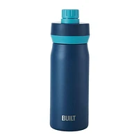 Built NY Cascade 16oz Chug Bottle - Blue, Kids Water Bottle, Blue