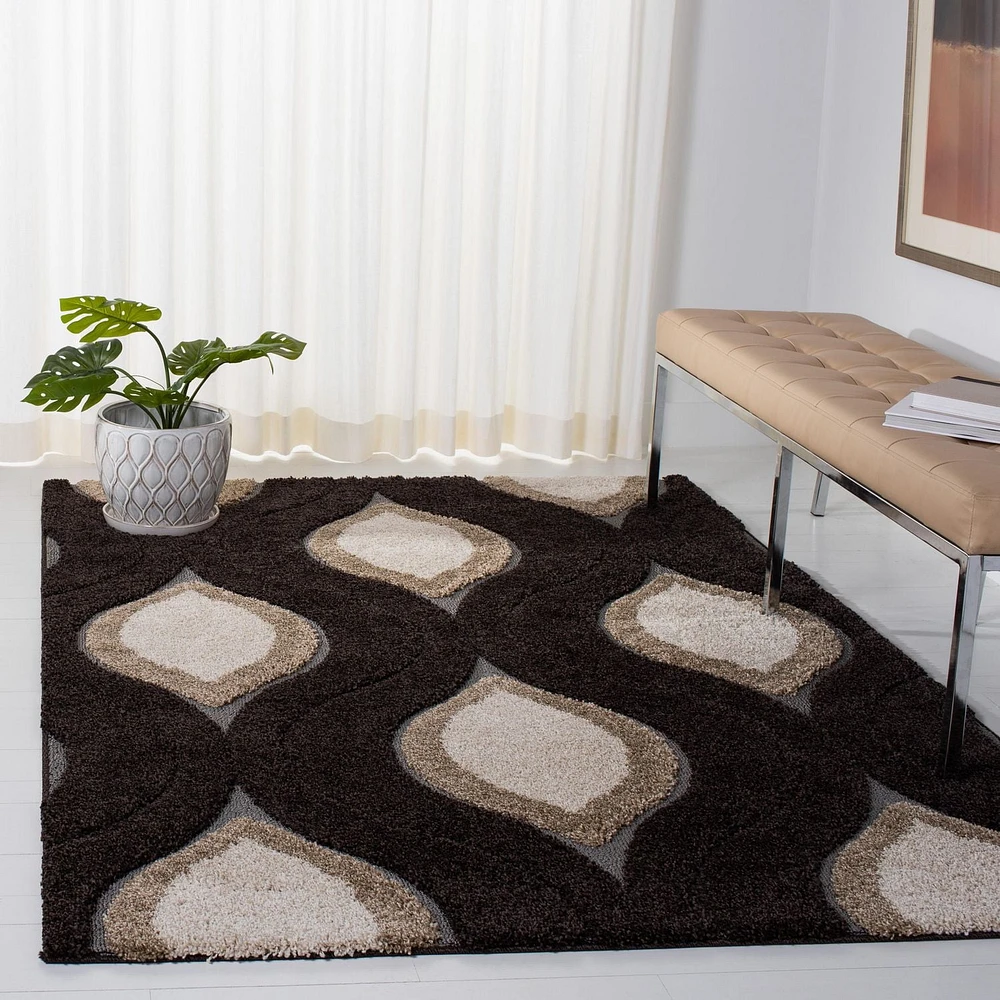 Safavieh Florida Declan Tapis Géométrique Shag