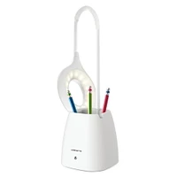 Lampe de table à DEL de la série Volkano Radiant, blanc