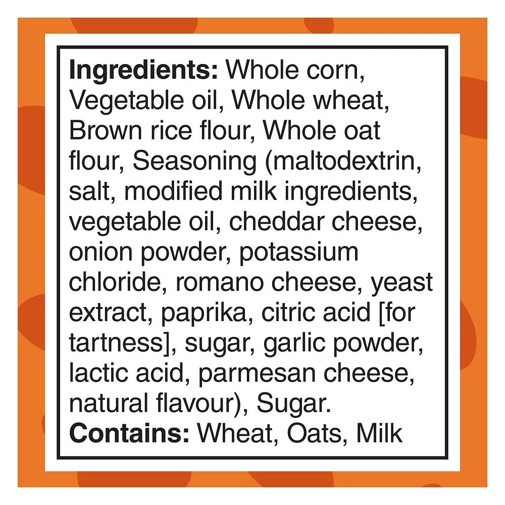 SunChips Minis Harvest Cheddar Flavour Multigrain Snacks, 106 g.