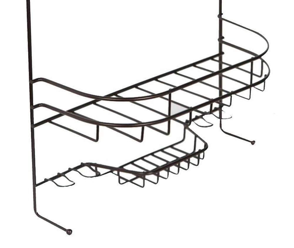 era David valet de douche avec ventouse classique huile brossé 11.81x24.21po.