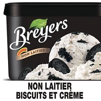 Breyers Non Dairy Cookies + Cream Frozen Dessert 1.66 Lt