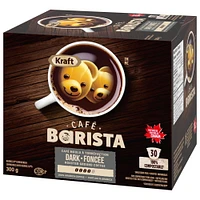 Kraft Café Barista Dark Roasted Coffee 100% Compostable Pods, 30 ct Box