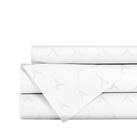 Johnson Home 300 Thread Count Jacquard Cotton Sheet Set