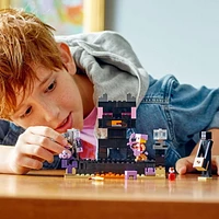 LEGO Minecraft The End Arena, Ender Dragon Battle Set 21242, Multiplayer Set Includes Mobs, Shulker and Enderman, Minecraft Gift and Educational Holiday Toy for Kids, Boys and Girls, Includes 252 Pieces, Ages 8+