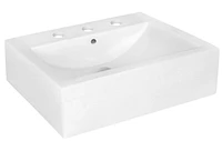 American Imaginations AI- pouces W Au-dessus de contre le navire blanc pour 3H8-in. Centre de forage