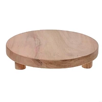 Acacia Wooden Round Table Riser Medium