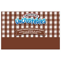 Smucker's Uncrustables Chocolate Hazelnut Spread Sandwich, Frozen, Pack of 10, Uncrustables soft, round and crustless Chocolate Flavoured Hazelnut Spread Sandwiches are a delicious way to make your family’s day. It’s the perfect snack anytime, anywhere. Found in the freezer aisle. Just Thaw & Eat