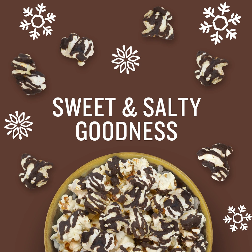 Angie’s BOOMCHICKAPOP® Ready-To-Eat Gluten-Free Popcorn, Non-GMO, Dark Chocolaty Drizzled Sea Salt Popcorn, 128 g, A seasonal whole grain, Non GMO, Kosher, gluten free snack