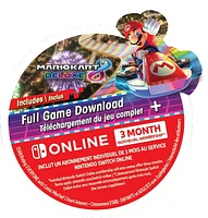 Nintendo Switch™ w/ Neon Blue & Neon Red Joy-Con™ + Mario Kart™ 8 Deluxe (Full Game Download) + 3 Month Nintendo Switch Online Individual Membership