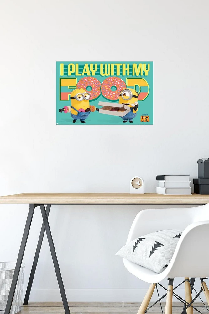 Illumination Despicable Me 4 - Donuts Wall Poster with Pushpins, 22.375" x 34"
