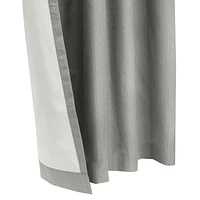 Loft Living Bexley occulant Double Tetiere panneau de rideau 52 x 95 in Gris