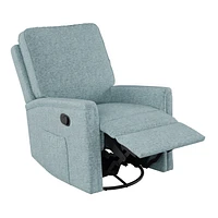 Jasmine Upholstered Swivel Glider Recliner Chair