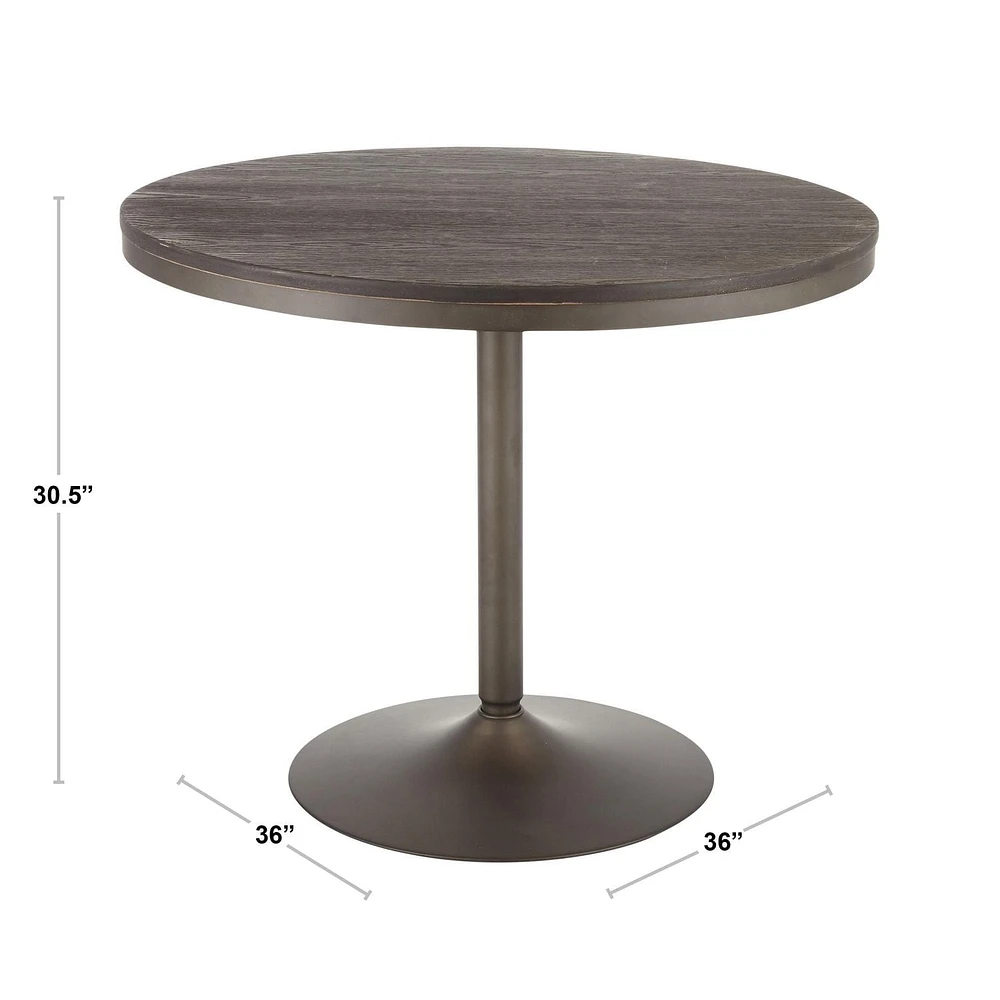 Table à manger contemporain Dakota, de LumiSource