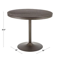 Table à manger contemporain Dakota, de LumiSource