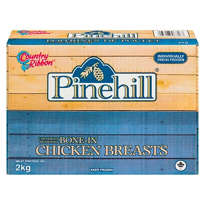 Pinehill Seasoned Bone In Chicken Breasts