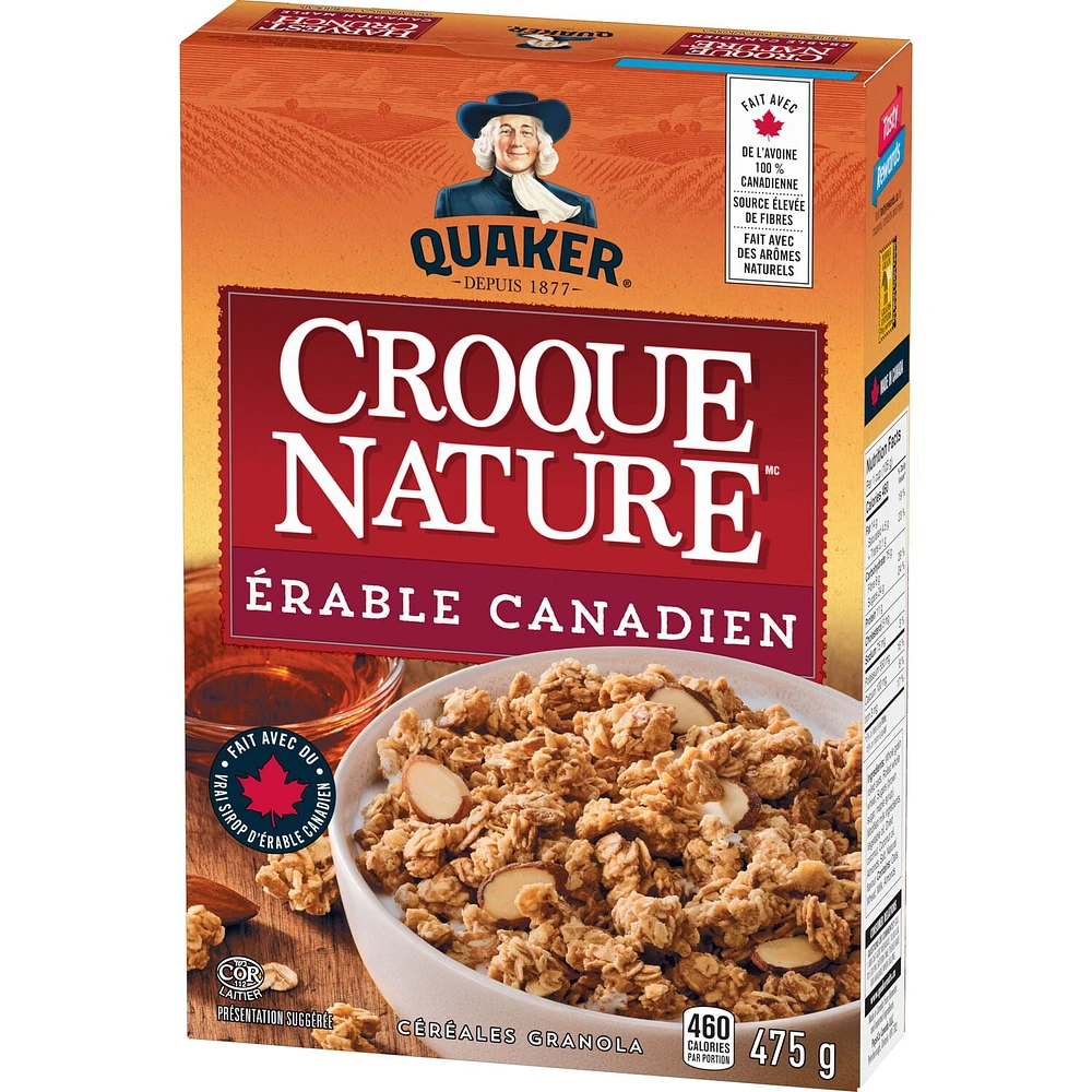 Quaker Harvest Crunch Canadian Maple Granola Cereal