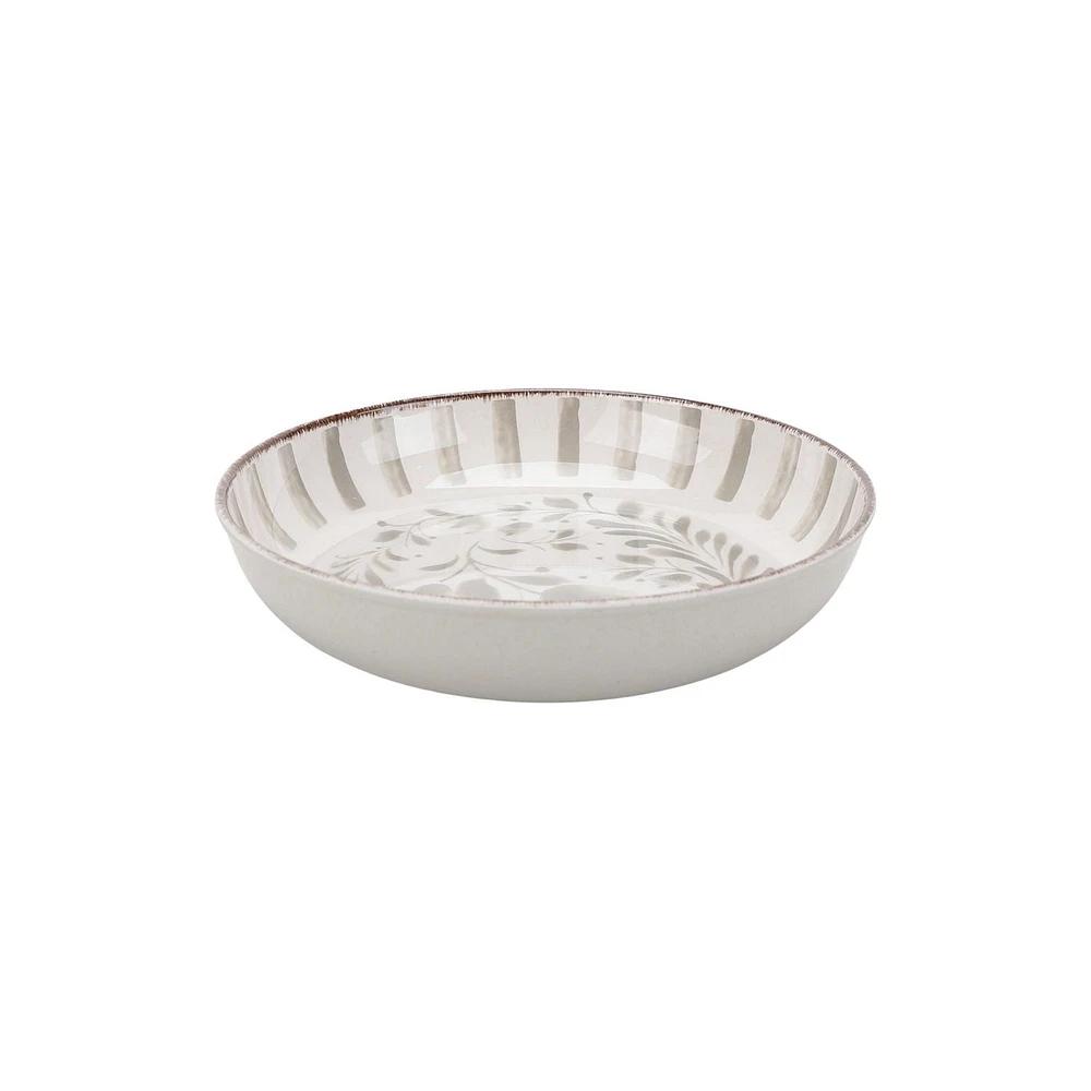 Ensemble de 4 bols à dîner en mélamine et bambou gris Better Homes & Gardens de 8,5 pouces