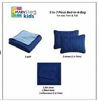 Couette réversible Mainstays Kids  dans un sac