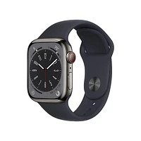 Apple Watch Series 8 + Cellular with stainless steel case