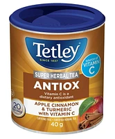 Tetley Super Herbal Tea-Antiox Apple Cinn & Tum w Vit C, 20 ct