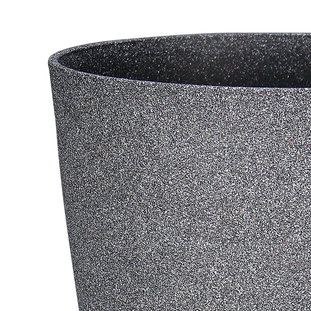 Cache-pot en béton gris Cache-pot en résine
