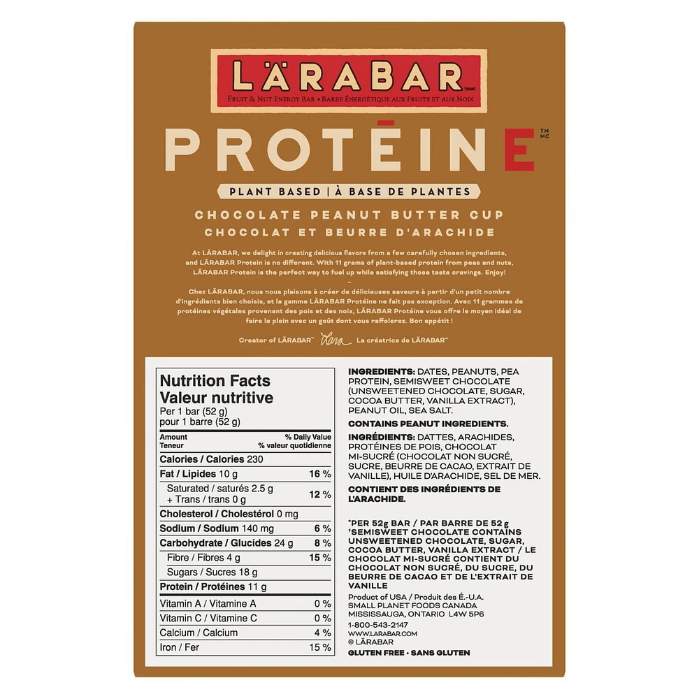 Larabar Protein Chocolate Peanut Butter Cup