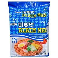 Paldo Bibim men (spicy cold noodles), 130g x 4
