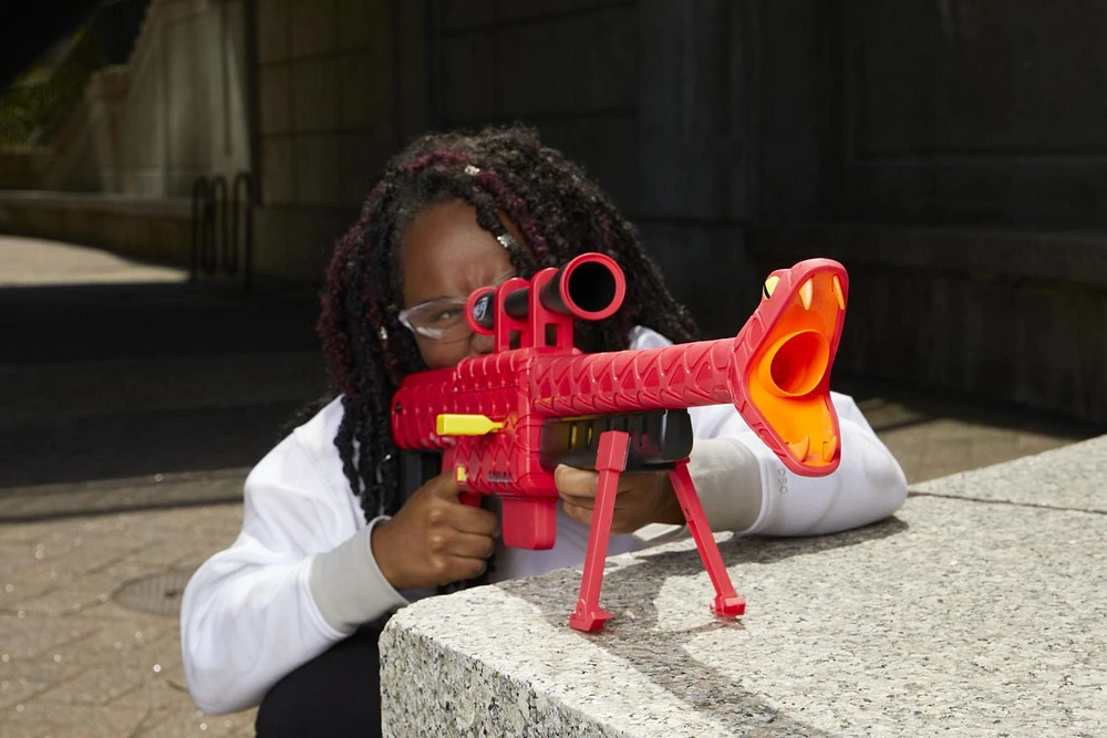 Nerf Roblox Zombie Attack: Viper Strike Dart Blaster With Scope, Code to Redeem Exclusive Virtual Item, 6-Dart Clip, 6 Nerf Elite Darts, Bipod, Roblox Toys for Boys & Girls 8 Years Old & Up, Ages 8 and up