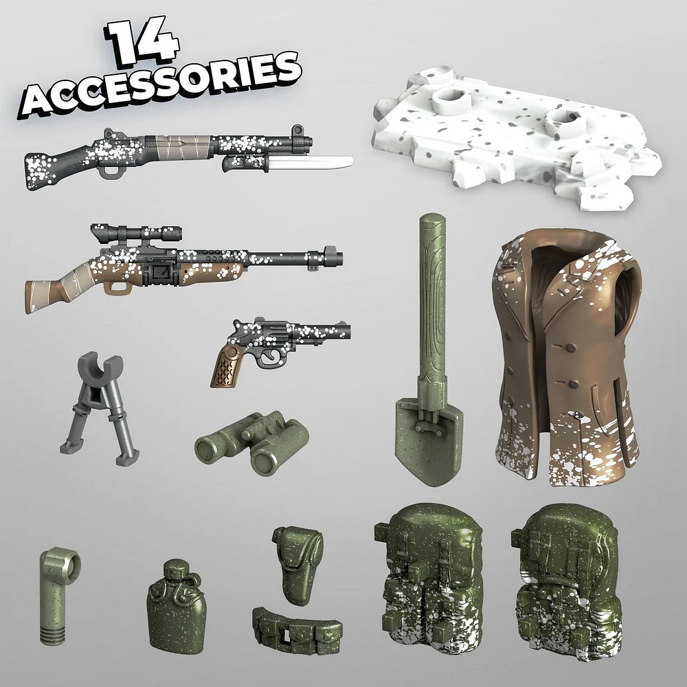 WWII Winter Activision Mega Construx Call of Duty Caisses d’armes - 31 Blocs