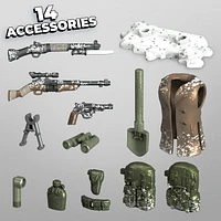 WWII Winter Activision Mega Construx Call of Duty Caisses d’armes - 31 Blocs