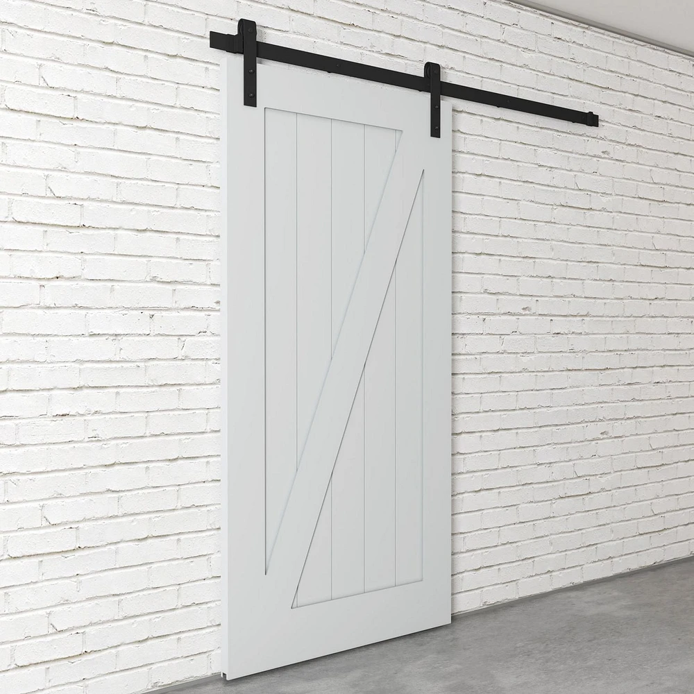 Urban Woodcraft Sonoma Z-Panel Barn Door (Grey)