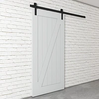 Urban Woodcraft Sonoma Z-Panel Barn Door (Grey)