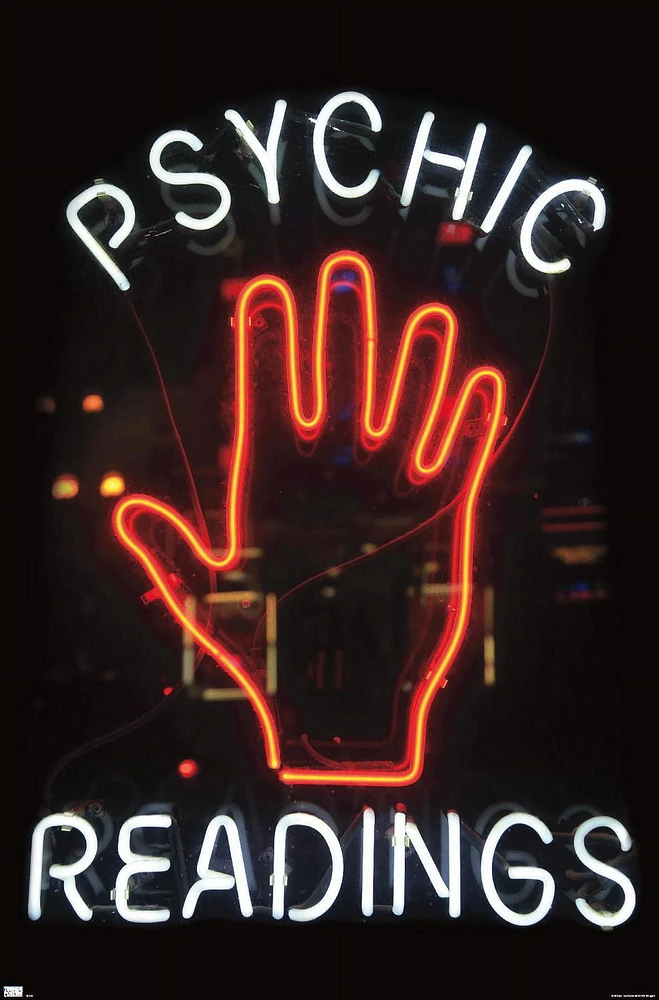 Psychic Readings Wall Poster, 22.375" x 34"
