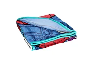 Spider-Man 'Spidey et ses Amis Extraordinaires - Équipe de Trois' Jeté en Molleton Toucher Soie pour Enfants, 100 % Polyester