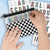 Fashion Angels Personalize It! Pouch Checkered
