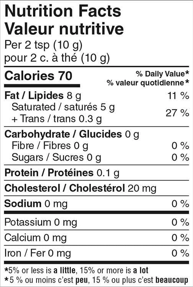 Great Value Unsalted Butter, 454 g