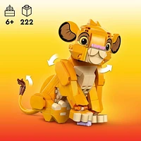 LEGO Disney Classic Bébé Simba le Roi Lion 43243 Ensemble de construction (222 pièces) Comprend 222 pièces, 6+ ans